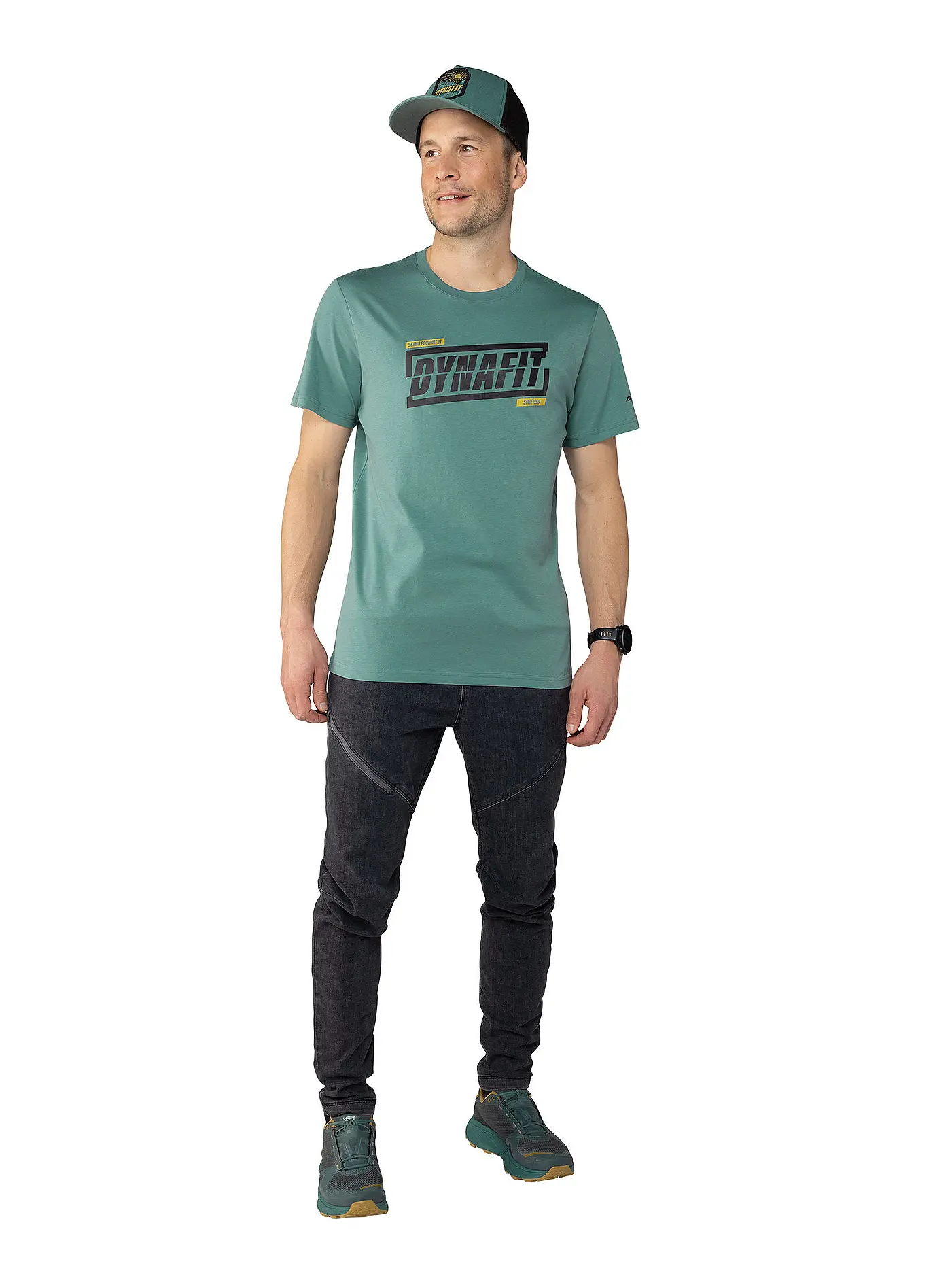 DYNAFIT | Herren Tourenshirt Graphic | petrol